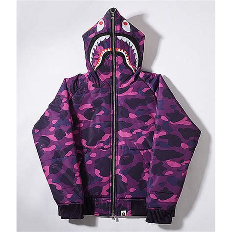 bathing ape jacket shark